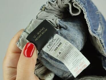 sukienka next 104: Spodnie jeansowe, Next, 12-18 miesięcy, stan - Bardzo dobry — 5