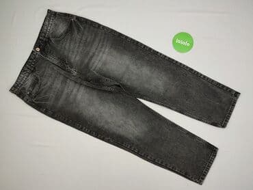 szerokie czarne spodnie sinsay: Sinsay, Jeansy damskie, XL — 2