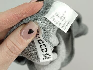 szara bluzka h m: H&M Basic, Bluzka damska, rozmiar XS — 5