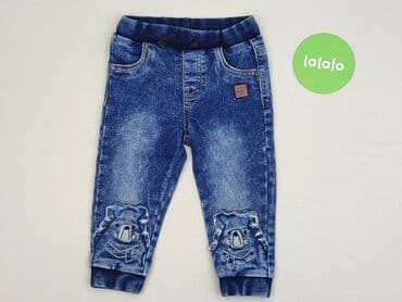 miś uszatek ubrania: Spodnie jeansowe, So cute, 12-18 miesięcy, stan - Idealny — 2