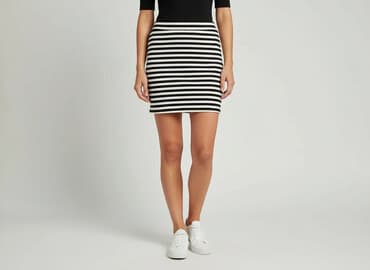 czarne spódnice w kratę: Spódnica damska, rozmiar S — 5