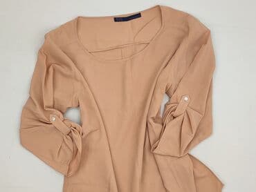 zara koszulka z prązkowanej dzianiny: Zara, Bluzka damska, M — 1