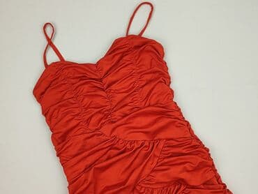 czerwona obcisła sukienka h m: H&M, Sukienka damska, rozmiar M — 1