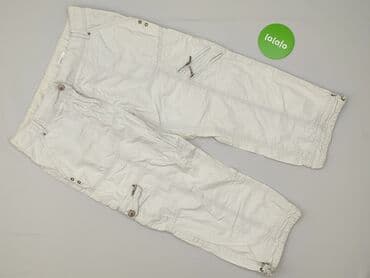 legginsy z suwakiem: Yessica, Spodnie 3/4 damskie, XL — 2