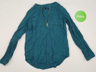 niebieska satynowa sukienka zara: Sinsay, Women's blouse, size XS (EU 34) — 2