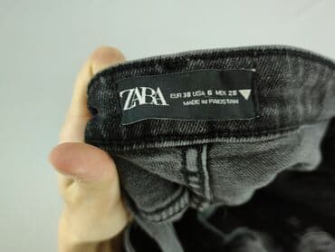 zara woskowane spodnie: Zara, Jeansy damskie, rozmiar M — 5