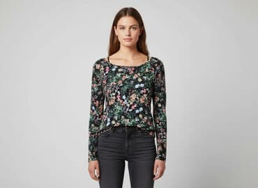 bluzy damskie świąteczne: H&M, Bluzka damska, rozmiar M — 7