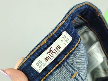 woskowane legginsy z wysokim stanem zara: Hollister, Jeansy damskie, rozmiar M — 4