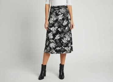 spódnice midi plisowane czarne: Vivien Caron, Spódnica damska, rozmiar S — 6