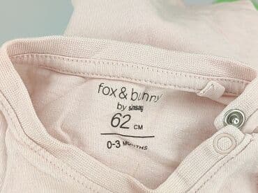 koszulka paprocki brzozowski: T-shirt, Fox&Bunny, 1-3 months, condition - Very good — 4