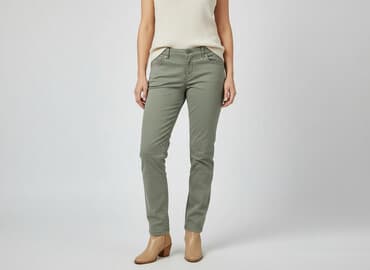 spodnie push up: Up FASHION, Material trousers for women, size M — 6