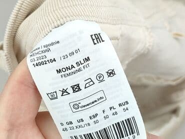 Women: Olsen, Material trousers for women, size 4XL (EU 48) — 6