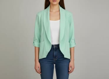 jaki krawat do zielonej sukienki: Kardigan damski, S — 6