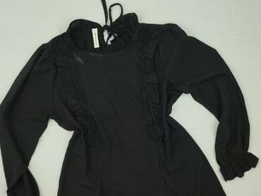 czarne bluzki z krótkim rękawem allegro: New Collection, Bluzka damska, rozmiar M — 1