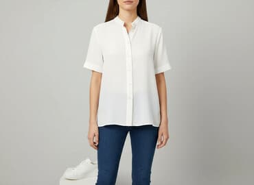 dluga biala koszula: Marks & Spencer, Koszula damska, rozmiar L — 7