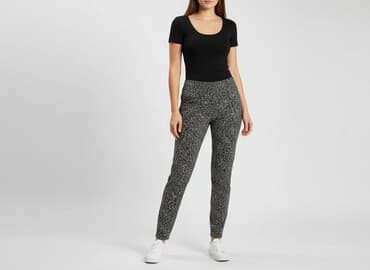 wegańskie buty zimowe: Solar, Spodnie materiałowe damskie, rozmiar M — 8