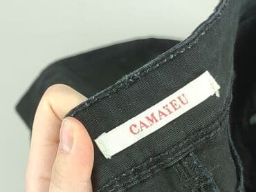 jeansy damskie podarte: CAMAIEU, Spodnie materiałowe damskie, rozmiar XL — 4