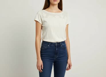 bluzki z koronki gipiury duże rozmiary: Bluzka damska, rozmiar L — 6