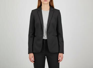 czarne t shirty i marynarka: Women's blazer, size S — 1