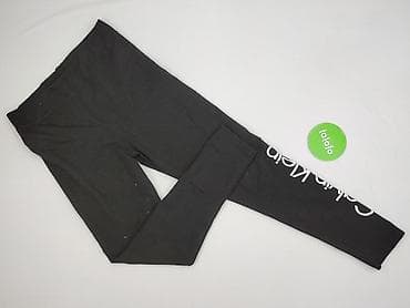 czarne jeansy pull: Calvin Klein Jeans, Legginsy rozmiar L — 2