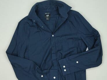 niebieska bluza hm: H&M, Koszulа dla mężczyzn, rozmiar S — 1