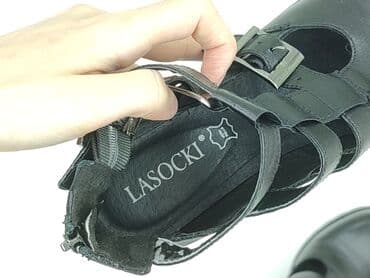 ochnik czarne klapki: Botki damskie, rozmiar 37 — 7