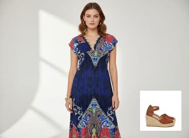 sukienki maxi: J&J, Sukienka damska, rozmiar L — 1