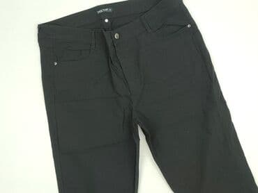 jeansy plus size wysoki stan: Laura Torelli, Spodnie materiałowe damskie, 3XL — 1