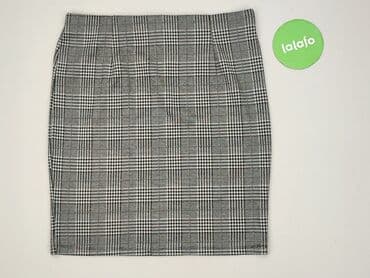 czarne spódnice w kratę: Janina, Spódnica damska, rozmiar 2XL — 3