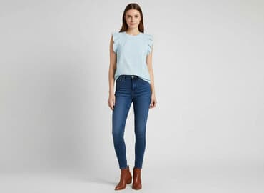 bluzki damskie dopasowane: Bluzka damska, rozmiar S — 5