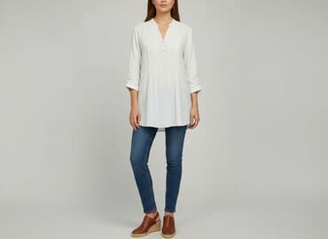 bluzki i tuniki z lnu: Tu, Tunika damska, rozmiar M — 7