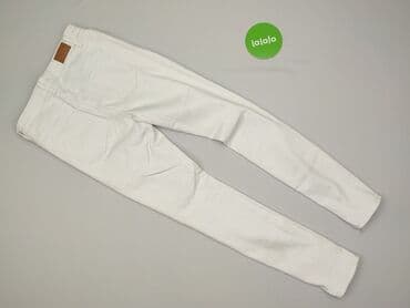 biale szerokie jeansy: Redial, Jeansy damskie, rozmiar M — 3