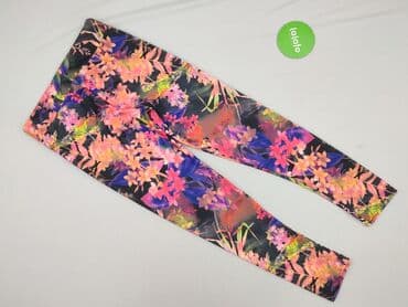 kolorowe leginsy: Leggings, Legginsy Sportowe damskie, rozmiar M — 3