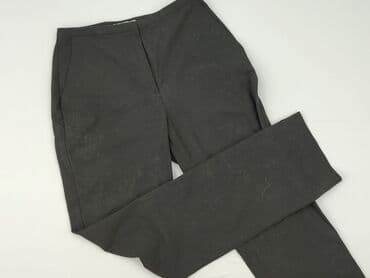 zara woskowane spodnie: H&M, Material trousers for women, size S (EU 36) — 1
