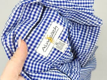 cropp koszulka oversize: Shirt 11 years, condition - Very good, pattern - Cell, color - Blue — 5