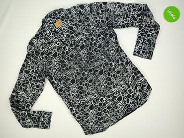 pull and bear bluza czarna: Koszula damska, rozmiar L — 3