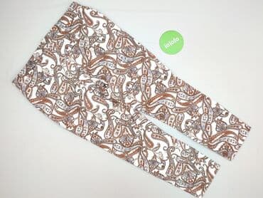 spodnie z wysokim stanem cropp: F&F, Spodnie materiałowe damskie, M — 3