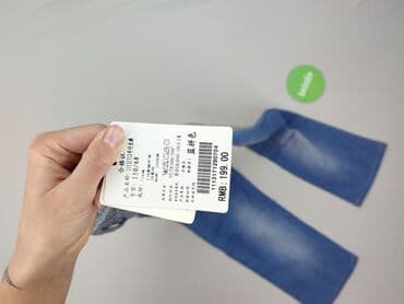 sukienki dla nastolatki: Spodnie jeansowe, 12 lat, 146/152, stan - Idealny — 4