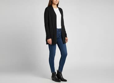 kurtki zimowe damskie c a: Kardigan damski, rozmiar M — 6