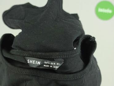 shein czarne bluzki: Shein, T-shirt damski, rozmiar S — 4