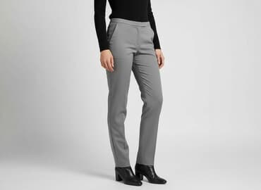 deichmann srebrne buty: Top Secret, Spodnie materiałowe damskie, rozmiar S — 6