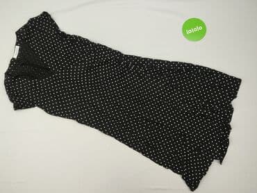 sukienki czarne w biale groszki: Yessica, Sukienka damska, L — 2