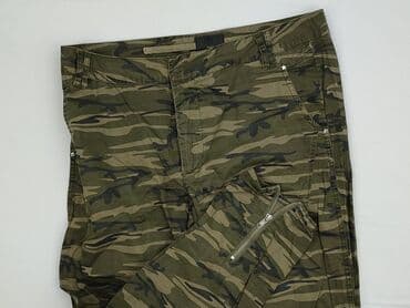 spodnie hello kitty zalando: PULZ, Spodnie materiałowe damskie, XL — 1