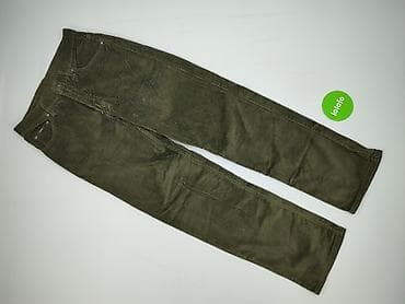 spodnie cargo jeans: Spodnie materiałowe damskie, rozmiar M — 2