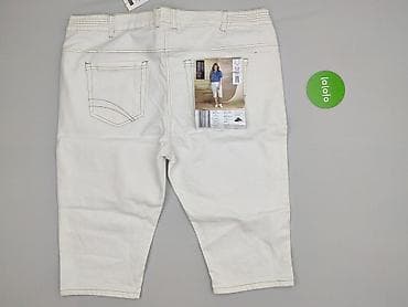 jeansy plus size: UP2Fashion, Spodnie 3/4 damskie, rozmiar 6XL — 3