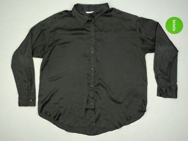 szara bluzka h m: H&M, Koszula damska, rozmiar L — 4