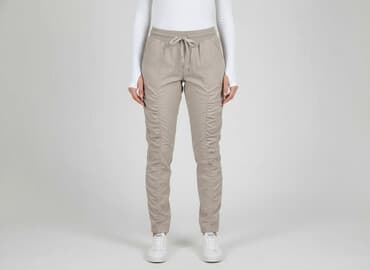 joggery cargo damskie: Kyodan, Spodnie materiałowe damskie, rozmiar S — 8