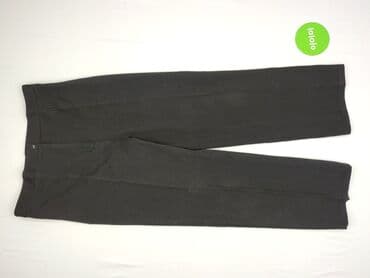 Women: Material trousers for women, size XL (EU 42) — 2