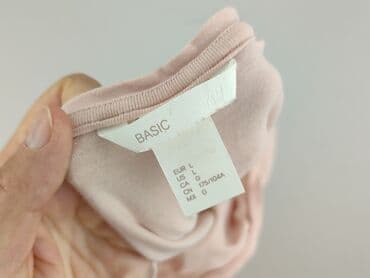 guess t shirt damski rozowy: H&M, T-shirt damski, rozmiar L — 4