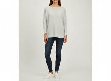sweter w chmurki reserved: Reserved, Sweter damski, rozmiar M — 7